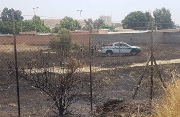 Incendio a Quartu vicino al canile tana di bau - Foto di Elena Pisu