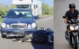 Incidente scooter Clooney
