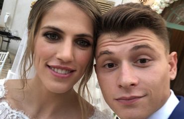 Nicolò Barella e Federica Schievenin