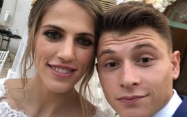 Nicolò Barella e Federica Schievenin