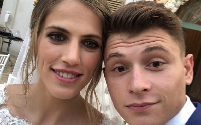 Nicolò Barella e Federica Schievenin