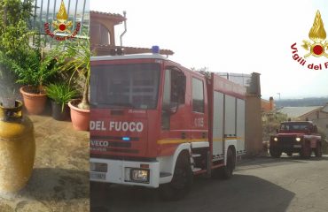 Paura a Monastir per l'incendio di una bombola Gpl