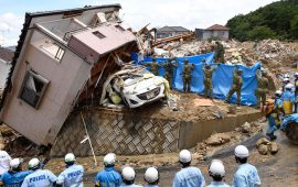 giappone-alluvione. foto il post