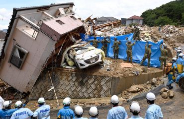 giappone-alluvione. foto il post