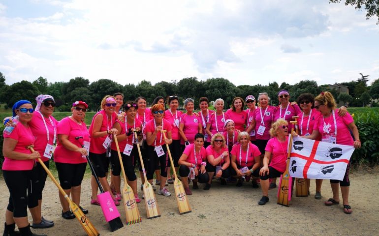 (Gallery) Figurone ai mondiali di Dragon Boat per le ragazze del Karalis Team Pink