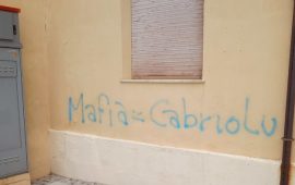 Scritte contro la sindaca di Villacidro