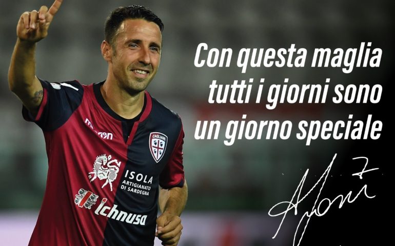 Andrea Cossu lascia il calcio - Foto Twitter Tommaso Giulini