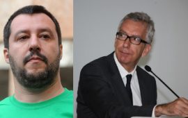 Matteo Salvini e Francesco Pigliaru