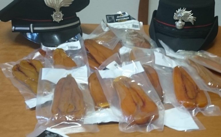 Con la felpa pesante il 15 agosto. Ma era per nascondere la bottarga rubata: arrestato un 48enne di Nuraminis