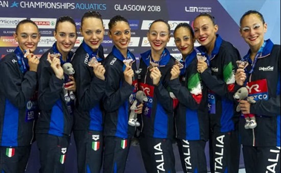 Campionati Europei, la quartese Francesca Deidda medaglia di bronzo nel nuoto sincronizzato