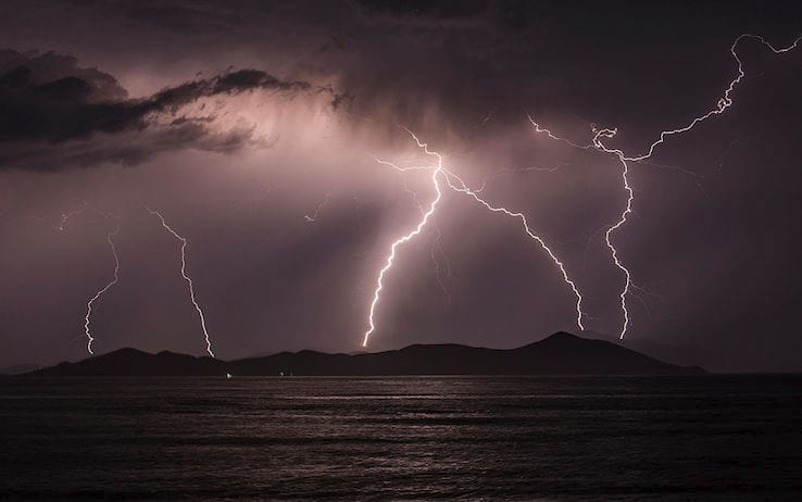 Tra i 4 e 5mila fulmini in poche ore, con temporali e nubifragi, si sono abbattuti sulla Sardegna meridionale nel pomeriggio di oggi