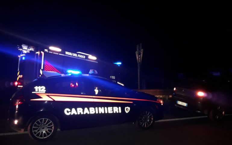 Sardara: fiamme nella notte. Distrutti due autocarri