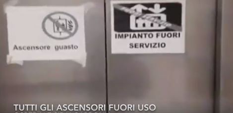 Ospedale Sirai di Carbonia: tutti gli ascensori fuori uso