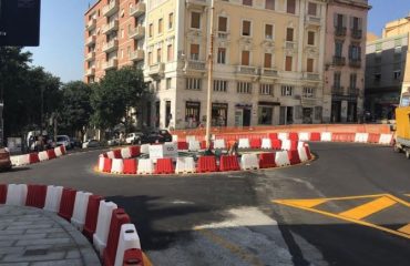 piazza costituzione rotatoria nuova lavori.2