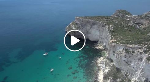 (VIDEO) In volo con il drone sulla Sella del Diavolo: una delle meraviglie di Cagliari