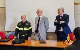 Il nuovo comandante provinciale dei Vigili del Fuoco di Cagliari Gino Novello