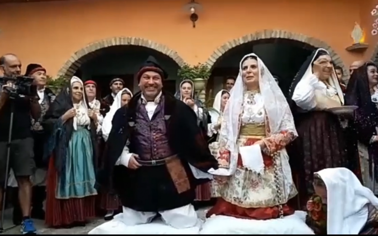 (VIDEO) Sa Coja Antiga, l’Antico Sposalizio Selargino. La benedizione degli sposi
