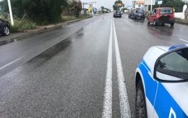 Incidente viale Monastir via ticca Cagliari polizia municipale