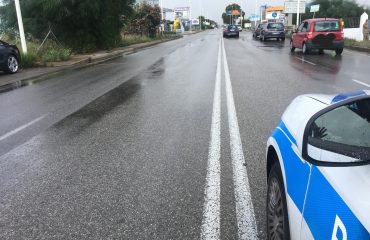 Incidente viale Monastir via ticca Cagliari polizia municipale