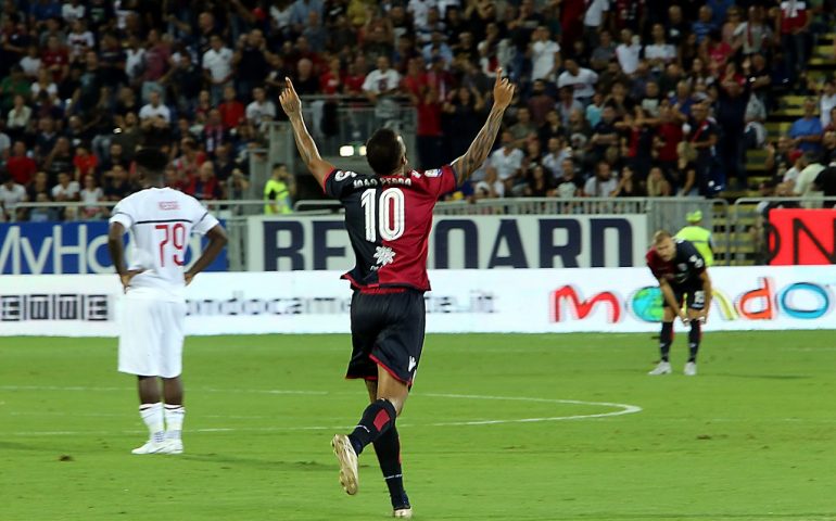 Cagliari-Milan: buon 1-1 con le unghie e coi denti, Higuain risponde a Joao Pedro