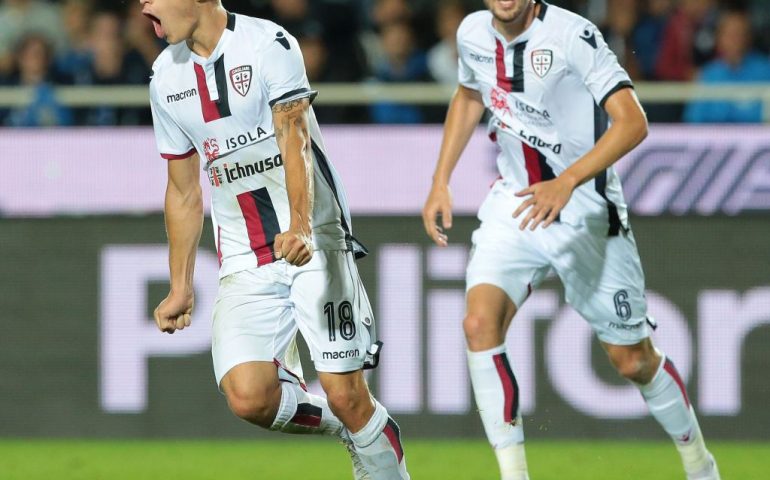 Cagliari meraviglioso a Bergamo: contro l’Atalanta decide Barella su punizione