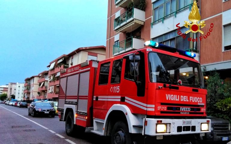 Via Corsica: va a fuoco un appartamento. Forse un corto circuito