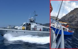 Soccorso a mare motovedetta di Capo Teulada