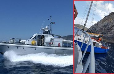 Soccorso a mare motovedetta di Capo Teulada