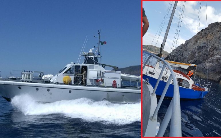 Soccorso a mare motovedetta di Capo Teulada