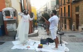 artisti di strada a Cagliari