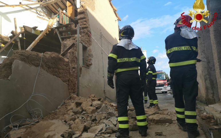 Tragedia sfiorata ad Assemini. Crolla un’abitazione ma i proprietari non erano in casa