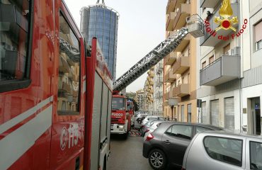 incendio pentolino sul fuoco