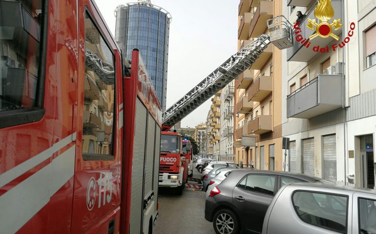 incendio pentolino sul fuoco