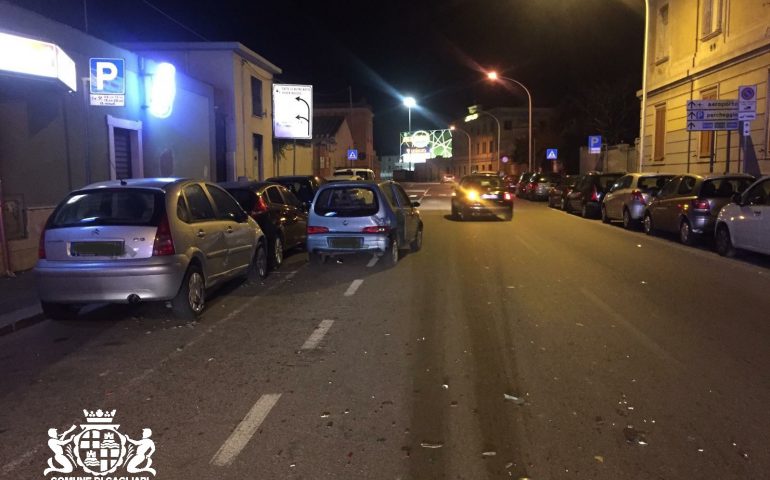 Tampona un’auto in viale La Plaia e fugge verso viale Pula. Automobilista ricercato