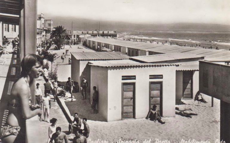 La Cagliari che non c’è più: il Lido in una foto in bianco e nero del 1969