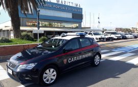 Carabinieri porto di Cagliari