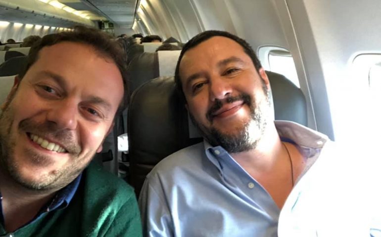 Eugenio Zoffili e Matteo Salvini - Foto di Eugenio Zoffili