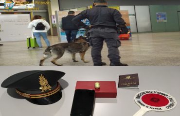 Guardia di finanza cagliari cocaina ovulo aeroporto colombiano