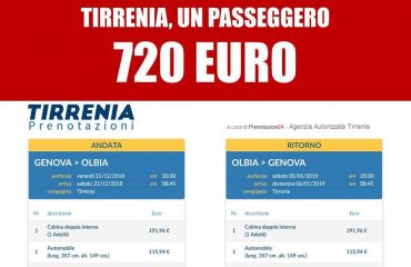 Il preventivo Tirrenia per dicembre - Foto di Mauro Pili (2)