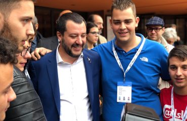 Salvini a Cagliari - Foto della pagina Fb Matteo Salvini