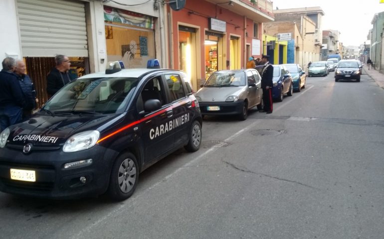 Via Cagliari Assemini operaio incidente lavoro