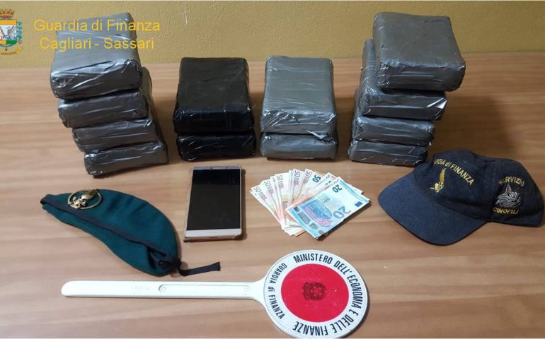 Duro colpo al traffico di droga in Sardegna: sequestrati a Porto Torres 15 kg di cocaina