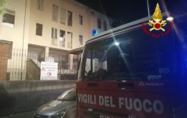 incendio ex scuola cagliari