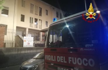 incendio ex scuola cagliari