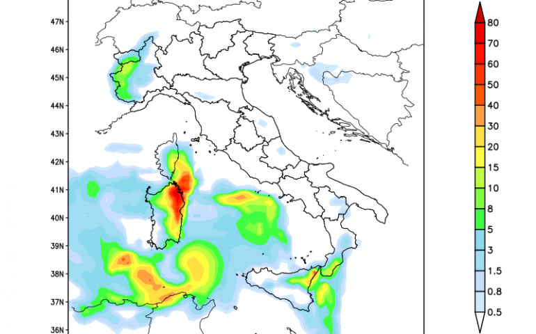 Meteo. Un weekend di maltempo per i sardi