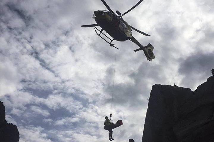 Samugheo. Incidente durante l’arrampicata: cade un masso e colpisce un giovane arrampicatore