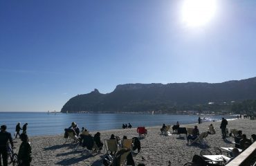 Giornata di sole al Poetto