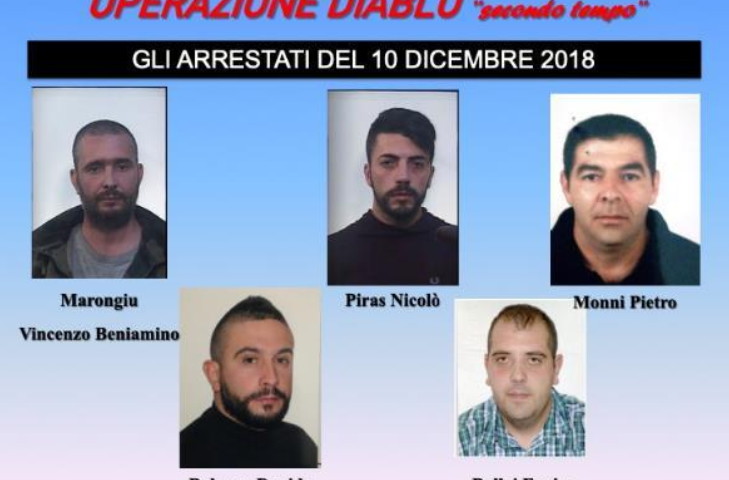 Operazione Diablo, arrestati cinque arzanesi per detenzione e traffico illecito di armi ed esplosivo militare