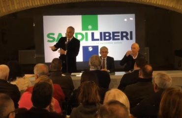 Mauro Pili, Gianluca Collu e Angelo Carta