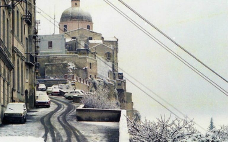 Cagliari sotto la neve nel 1985